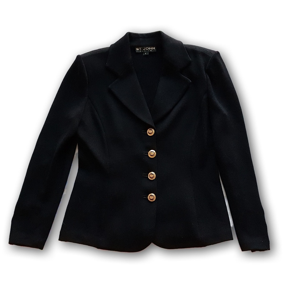 St. John basics Santana knit blazer/jacket size 4